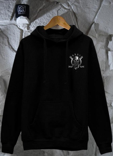 Ride Rich Chrome And Bones Motorcycle Hoodie