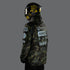 Ride Rich Concord Armoured GP Anorak Motorcycle Jacket - Woodland Camo