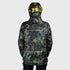 Ride Rich Concord Armoured GP Anorak Motorcycle Jacket - Woodland Camo