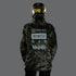 Ride Rich Concord Armoured GP Anorak Motorcycle Jacket - Woodland Camo
