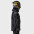 Ride Rich Concord Armoured GP Anorak Softshell Motorcycle Jacket - All Black Size: Small