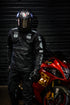Ride Rich Concord Armoured GP Anorak Softshell Motorcycle Jacket - All Black Size: Small
