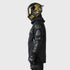 Ride Rich Concord Armoured GP Anorak Softshell Motorcycle Jacket - All Black Size: Small