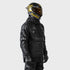 Ride Rich Concord Armoured GP Anorak Softshell Motorcycle Jacket - All Black Size: Small