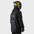 Ride Rich Concord Armoured GP Anorak Softshell Motorcycle Jacket - All Black Size: Small
