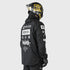 Ride Rich Concord Armoured GP Anorak Softshell Motorcycle Jacket - All Black Size: Small