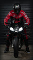 Ride Rich Concord V2 Flow Mesh Armoured GP Anorak Motorcycle Jacket - Red Size: Small