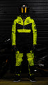 Ride Rich Concord V2 Flow Mesh Armoured GP Anorak Motorcycle Jacket - Yellow Size: Small