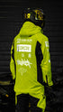 Ride Rich Concord V2 Flow Mesh Armoured GP Anorak Motorcycle Jacket - Yellow Size: Small