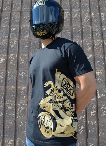 Ride Rich Like Champions T Shirt - Gold