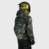 Ride Rich Regency Armoured GP Softshell Hooded Motorcycle Jacket - Woodland Camo