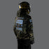 Ride Rich Regency Armoured GP Softshell Hooded Motorcycle Jacket - Woodland Camo