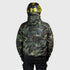 Ride Rich Regency Armoured GP Softshell Hooded Motorcycle Jacket - Woodland Camo