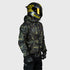 Ride Rich Regency Armoured GP Softshell Hooded Motorcycle Jacket - Woodland Camo