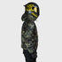 Ride Rich Regency Armoured GP Softshell Hooded Motorcycle Jacket - Woodland Camo