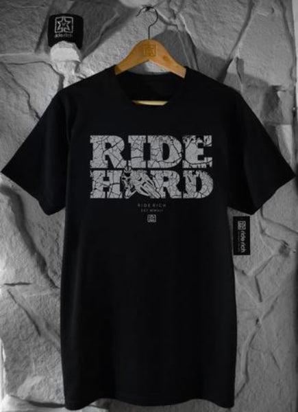Ride Rich Ride Hard Concrete T Shirt