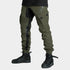 Ride Rich Unit 16 Armoured Motorcycle Joggers - Military Green