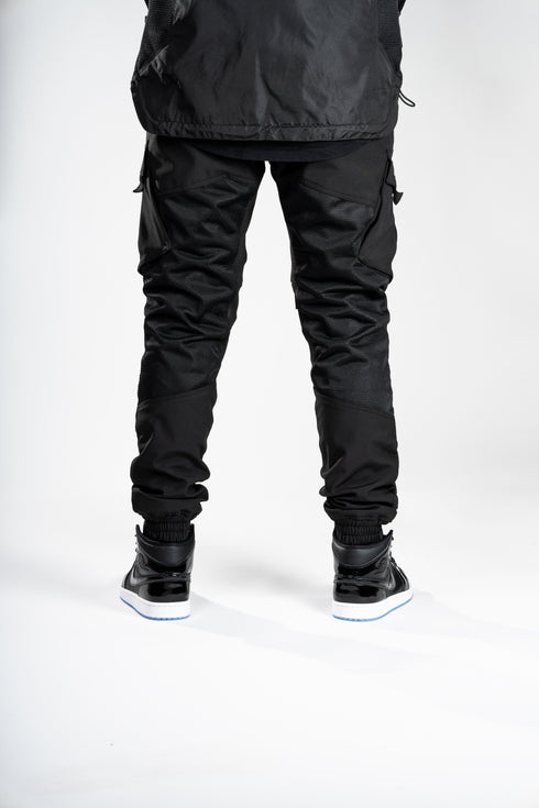 Ride Rich Unit 16 V2 Flow Mesh Armoured Motorcycle Joggers - Black Size: Small