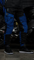 Ride Rich Unit 16 V2 Flow Mesh Armoured Motorcycle Joggers - Blue Size: Small