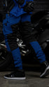Ride Rich Unit 16 V2 Flow Mesh Armoured Motorcycle Joggers - Blue Size: Small