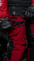 Ride Rich Unit 16 V2 Flow Mesh Armoured Motorcycle Joggers - Red Size: Small