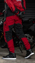 Ride Rich Unit 16 V2 Flow Mesh Armoured Motorcycle Joggers - Red Size: Small