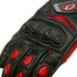 PB Dell Leather Motorcycle Gloves Knox SPS - Red