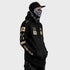 Ride Rich GP Scoop Motorcycle Hoodie - Gold