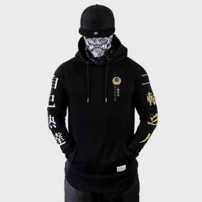 Ride Rich Master Of Self Scoop Motorcycle Hoodie Black